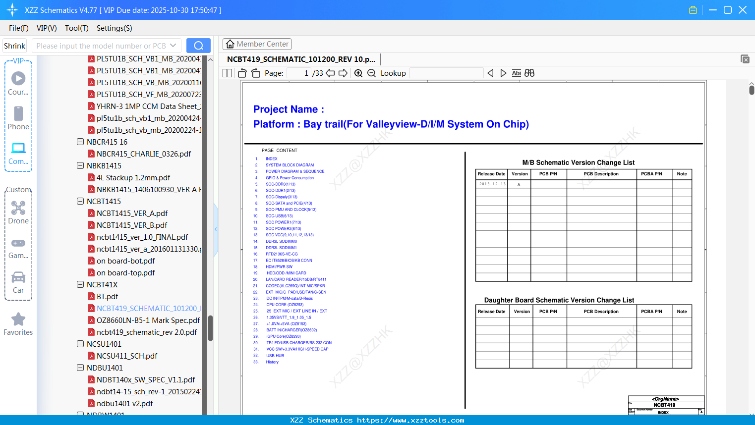 Laptop Mechrevo NCBT419_SCHEMATIC_101200_REV 10